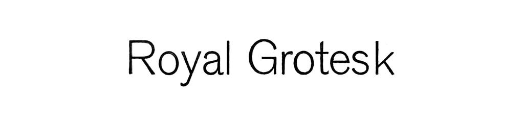 Royal Grotesk image