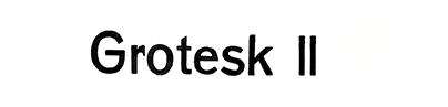 Grotesk II image